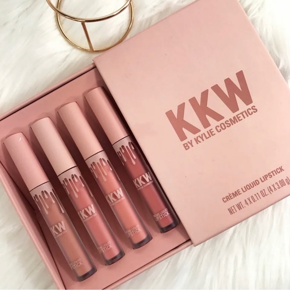 Kylie Cosmetics & KKW Beauty Creme Liquid Lipstick Set Brand New Never U…